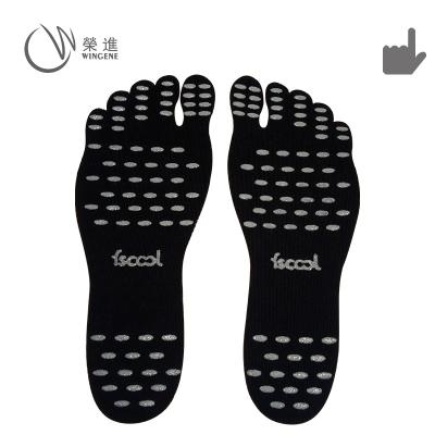 China Eco-friendly Foot Soles Wingenes Sticky Foot Protect Elastic Beach Insole Shoe Protector Foot Sticker for sale