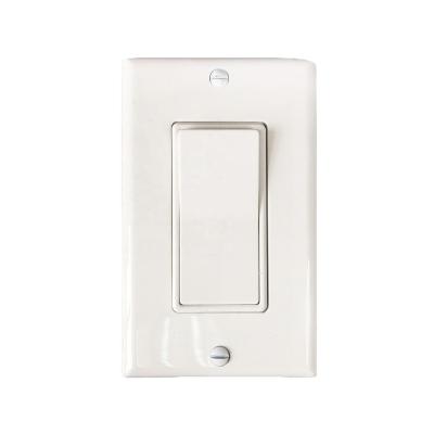 China American Wall Switch 15A 120V-277V Decorums Rocker Switch, Single Pole Switch, UL Approved Electric Wall Light Switches LD-2001 for sale