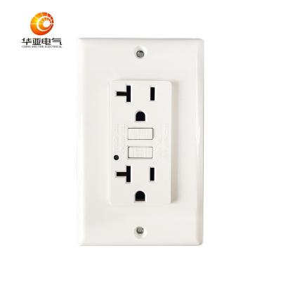 China High Quality 20A 125V American Without TR GFCI Receptacle, SELF-TEST GFCI, White, Ground Fault, ETL/cETL Listed LD-3004-S for sale