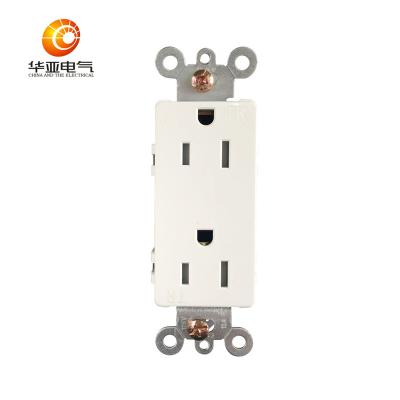 China Residential/General Purpose American Duplex Receptacle, Tamper-Resistant Receptacle, UL for sale