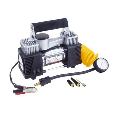 China Durable Mini Car Air Compressor Max Air Compressor Portable Rechargeable Tire Pump Electric Metal Customized for sale