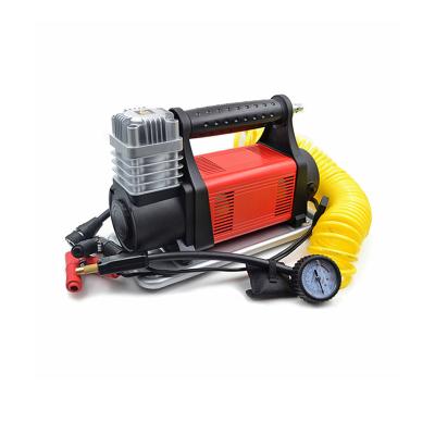 China Power Off Large Heavy Duty DC12V Road Tire Inflator High Flow Air Compressor For Truck Tractor Tires for sale