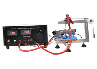 중국 IEC 60884-1 못이 필요없는 단말기 구부림 시험 장치 100A 판매용