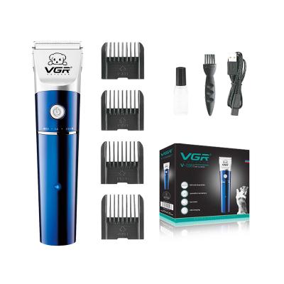 China Outdoor VGR V-098 Low Noise USB Charging Professional Electric Cordless Pet Hair Trimmer for Dog and Cat Hair Clippers for sale