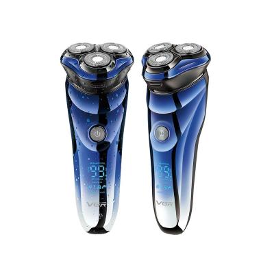 China VGR V-305 Triple Blade USB 3D Floating Rotary Waterproof Rechargeable Face and Beard Shaver Men's Electric Shaver for Men for sale