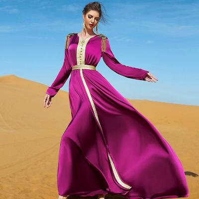 China Viable Purple Sleeveless Dress Angelesone-Shoulder New Long Vestidos Solid Color Vestidos Female Line One-Skirt Party Dress for sale