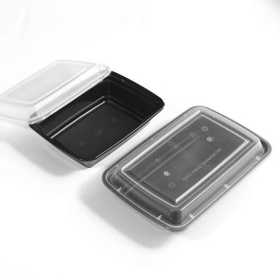 China Good toughness Take Away 650Ml Clear Microwave Injection Pp Plastic Bento Salad Food Disposable Lunch Box With Lid for sale