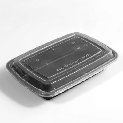 China Good toughness Microwave Disposable Plastic Food Container To Go Food Delivery Box With Lid Takeway Deli Container Plastic Lunch Box for sale