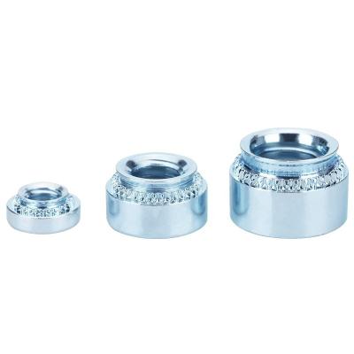 China Heavy Industry OEM factory Metric RC-S blue zinc plated Carbon steel Swage nuts for sale