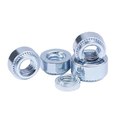 China Heavy Industry Various models blue zinc plated Carbon steel m6,m8,m10,m12 Self Lock Clinching Nuts for sale