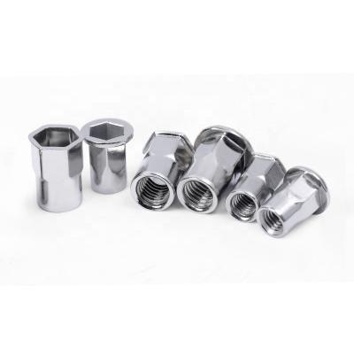 China Connection M3M4M5M6M8M10 304 stainless steel Countersunk inner hexagon screw insert nuts Rivet nut for sale