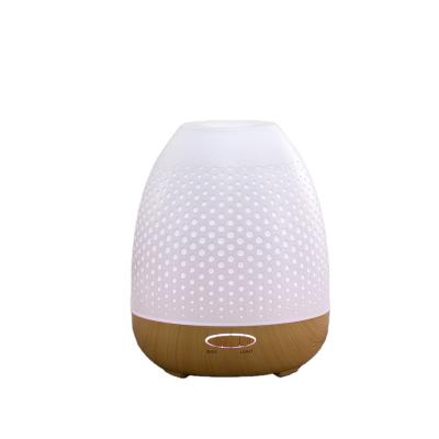 China Electric Ultrasonic Humidifier Wood Grain Air Freshener Hotel Product Latest Hotel Product Wireless Aroma Diffuser for sale