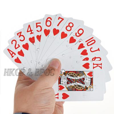 China Custom Plastic Casino Plastic Coated Waterproof Playing Cards for sale