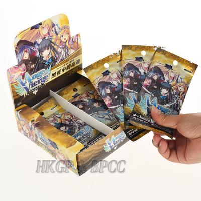 China Custom Foil Trading Gaming Paper Holographic Card Packs Printing for sale