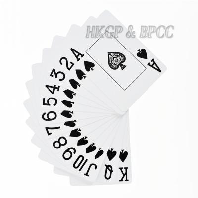 China PVC Plastic Custom Printed Playing Cards for sale