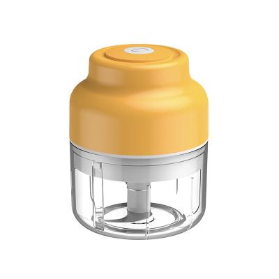 China Household Juice Baby Food Processor Multifunction Electric 3 Blade Mini Food Processors Yellow for sale