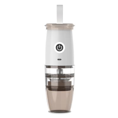 China High Quality White Electric Automatic Manual Bean Coffee Grinder Portable Car Coffee Grinders for sale