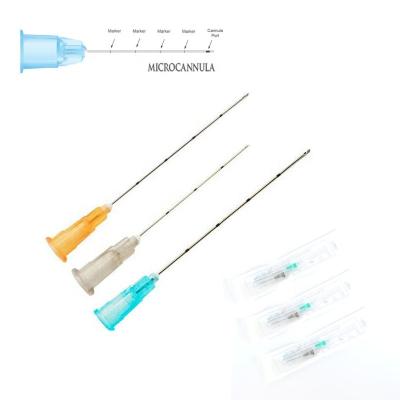 China Hospital Disposable Best Selling Blunt Tip Micro Cannula 22g 50mm For Dermal Filler for sale