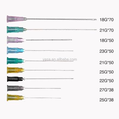 China Free Shipping 2021 Hospital Disposable Blunt Tip Micro Needle Cannula For Filler for sale