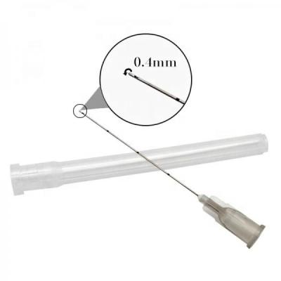 China Beauty salon blunt tip cannula micro needle 25G for hyaluronic acid filler dermal injection for sale