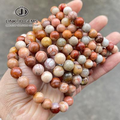 China JD Feng Shui CLASSIC Luxury Crystal Healing Precious Stone Bracelet Real Natural Coral Jade Bracelet For Men Women Bracelet for sale