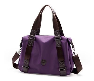 China Purple Soft Fashion Nylon Tote Bag Fashion Tote Bag for sale