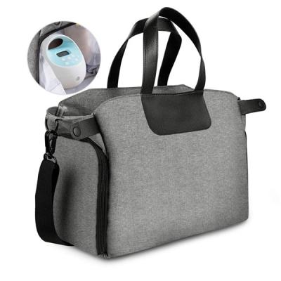 China Multifunctional Waterproof Diaper Tote Bags With Pump Bag Solid Bag Private Label Mummy Baby Diaper for sale