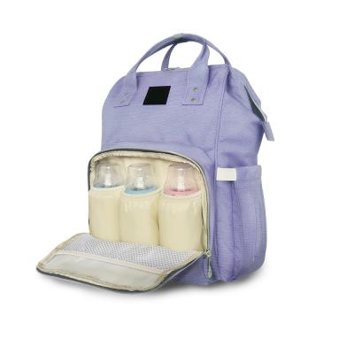 China Multifunctional Water Resistant Mummy Baby Shoulders Pack Large Capacity Mummy Diaper Bags Backpack for sale