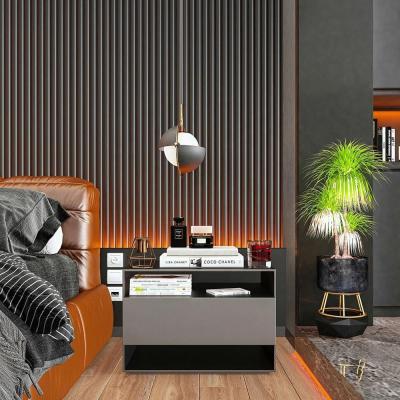 China Modern Fluted Wall Panel Walnut for sale