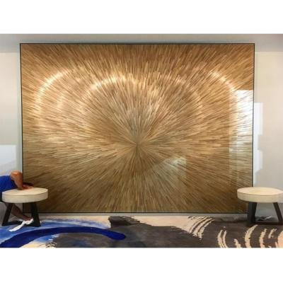 China Inlay Modern Decorative Art Luxury Glossy 3d Wall Panel for sale