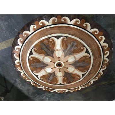 China Modern Veneered 3d Marquetry Wall Panel for sale