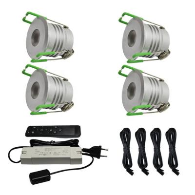 China Cool White Downlights 4W Mini LED Recessed Downlight Set IP65 DC12V for sale