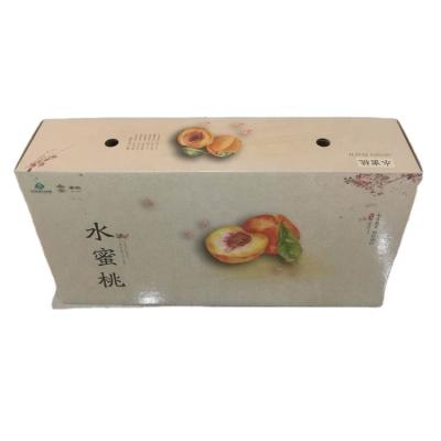 China Fruit Recycled Foldable Corrugated Fruit Cardboard With Custom Printing for sale