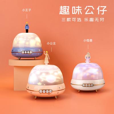 China Built-in Speakers Complement Sell Portable Kids Bedroom Home Cafe Led Night Light Moon Star Sky Projector for sale