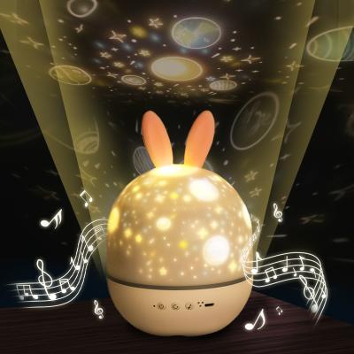 China 2021 Speakers Kids Room Decoration LED Baby Starry Night Starry Night Built-in Projector For Children With Music for sale