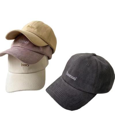 China COMMON tongue hat for lovers, men and women arched logo, classic letters, embroidered, sunscreen Sun hat for sale