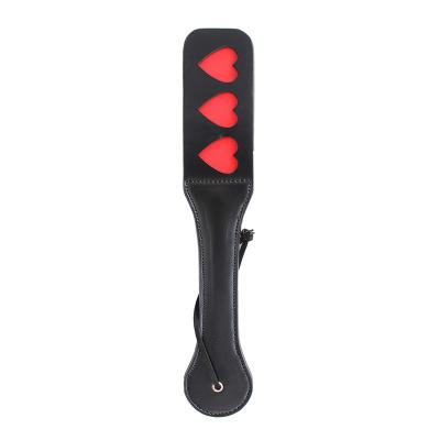 China SM Flog 2022 Hot Selling Original Leather Spanking Paddle BDSM Women Spanking Paddle for sale