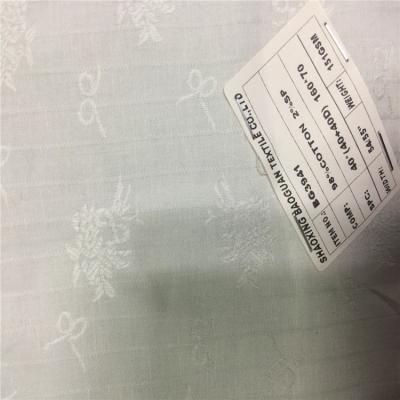 China Stain Resistant Shaoxing 98 Supplier High Quality Cotton 2 Spandex Jacquard Fabric For Clothing for sale