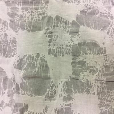 China 2021 Plain Dyed 100% Cotton Fabric Anti-static Cotton Burnout Fabric Cotton Crepe Fabric For Garment for sale