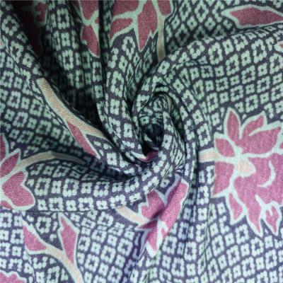 China Stain Resistant Dobby Fabric High Quality Floral Printed 100% Rayon Printed Fabric For Clothing for sale