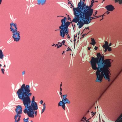 China Tear-resistant Polyester Fabric 75D Floral Printed 100% Chiffon Chiffon Printed Fabric Chiffon Georgette Fabric For Clothing for sale