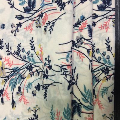 China Wholesale High Quality Tear-Resistant 75d Polyester 100% Floral Printed Chiffon Printed Fabric For Clothing for sale