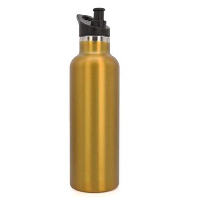 China Business Gradient Color Double Wall Vacuum Insulated Stainless Steel Water Bottle With Custom Logo for sale