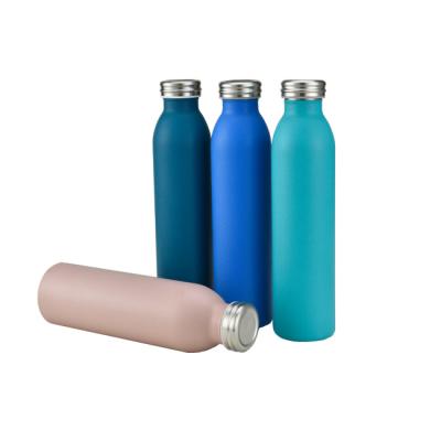 China Bamboo 18/8 Stainless Steel Water Bottle Reusable Custom Empty Vacuum Insulated Protein Shaker Thermal Bottle for sale