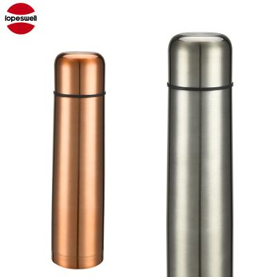 China Viable Thermos Flask Stainless Steel Travel Vacuum Flask Custom Business Logo Water Bottle With Lid for sale