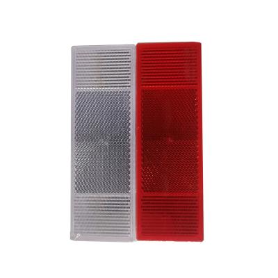 China etiquetas engomadas reflexivas del coche del 15cm×5cm rojas y blancas para los camiones de remolque en venta