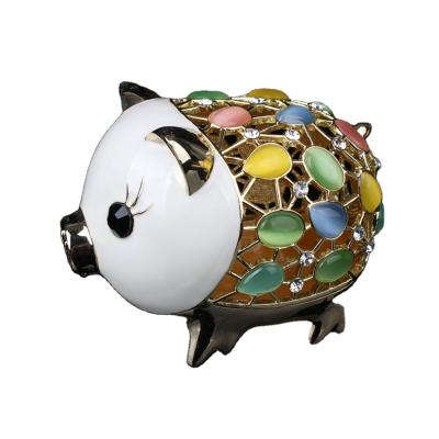 China China YI SHANG BAO New Product Hollow Pig Jewelry Storage Box Luxury Jewelry Box for sale