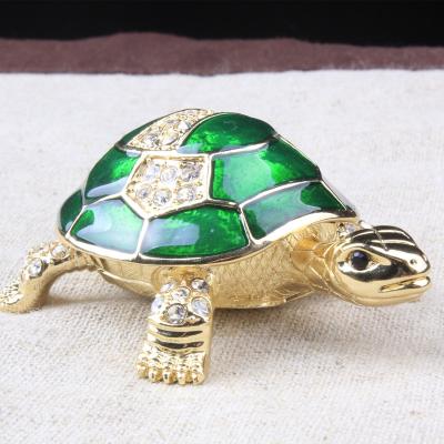 China China YI SHANG BAO Western style mini turtle jewelry box luxury exquisite jewelry box jewelry box for sale