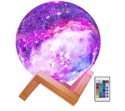 China Mordern Amazon Ebay Gift Christmas Touch Star Night Decoration 3D Creative Hot Selling Copy Led 12cm Moon Lamp for sale