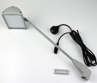 China ABS+metal Best Price 20W Exhibit Lighting With Stand Lamp Sound For Trade Show Display Led Long Arm Light for sale